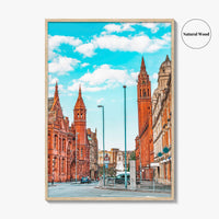 Birmingham England Fine Art Photo Print, Methodist Central Hall, Victoria Law Courts, UK Poster