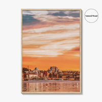 Belgrade Skyline Fine Art Photo Print, Sava River, Serbia, Beograd, Wall Poster