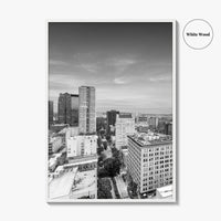 Birmingham Alabama Skyline Black and White Fine Art Photo Print, City, Alabama Poster