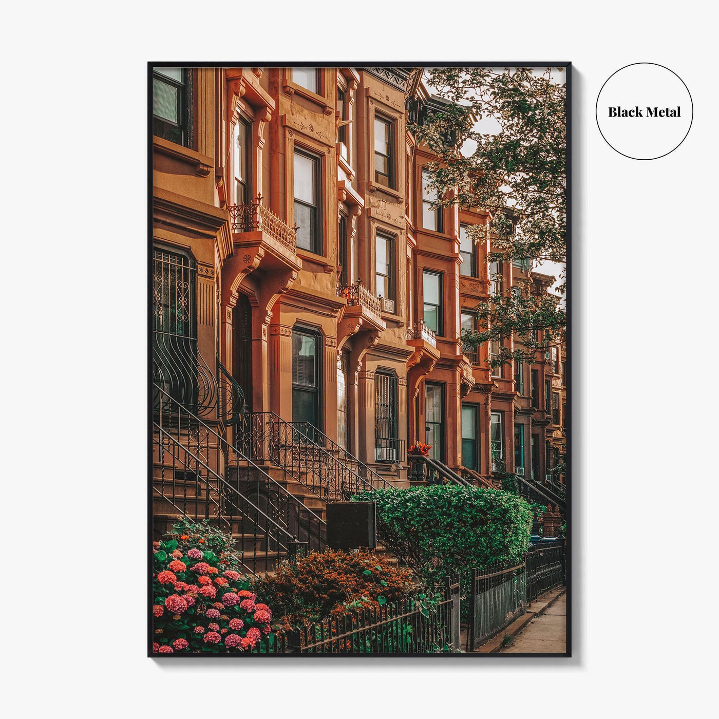 Bedford-Stuyvesant Fine Art Photo Print, Brooklyn Brownstones, NYC Wall Art Poster
