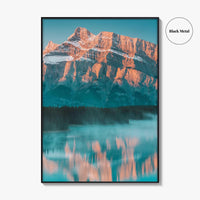 Banff National Park Fine Art Photo Print, Two Jack Lake, Alberta Canada Wall Poster