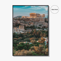 Athens Greece Skyline Fine Art Photo Print, Acropolis Wall Poster
