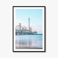 Galveston Fine Art Photo Print, Texas, USA, Pleasure Pier Wall Poster