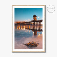 Huntington Beach Pier Fine Art Photo Print, Orange County, California USA Wall Poster