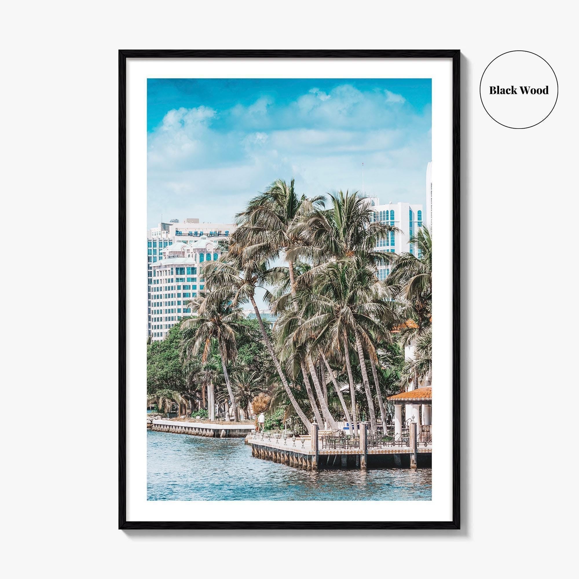 Fort Lauderdale Fine Art Photo Print, Florida, USA, Canals, Wall Decor, Poster