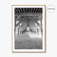Wrightsville Beach Black and White Fine Art Photo Print, North Carolina Pier Wilmington Poster