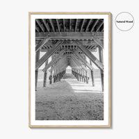 Wrightsville Beach Black and White Fine Art Photo Print, North Carolina Pier Wilmington Poster