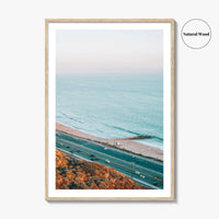 Pacific Palisades Fine Art Photo Print, Pacific Coast Highway, Los Angeles, California Poster