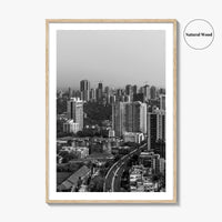 Mumbai Black and White Fine Art Photo Print, Bombay, Maharashtra India, Wall Decor Poster