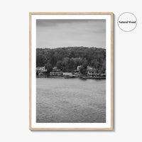 Lake of the Ozarks Black and White Fine Art Photo Print, Missouri Poster