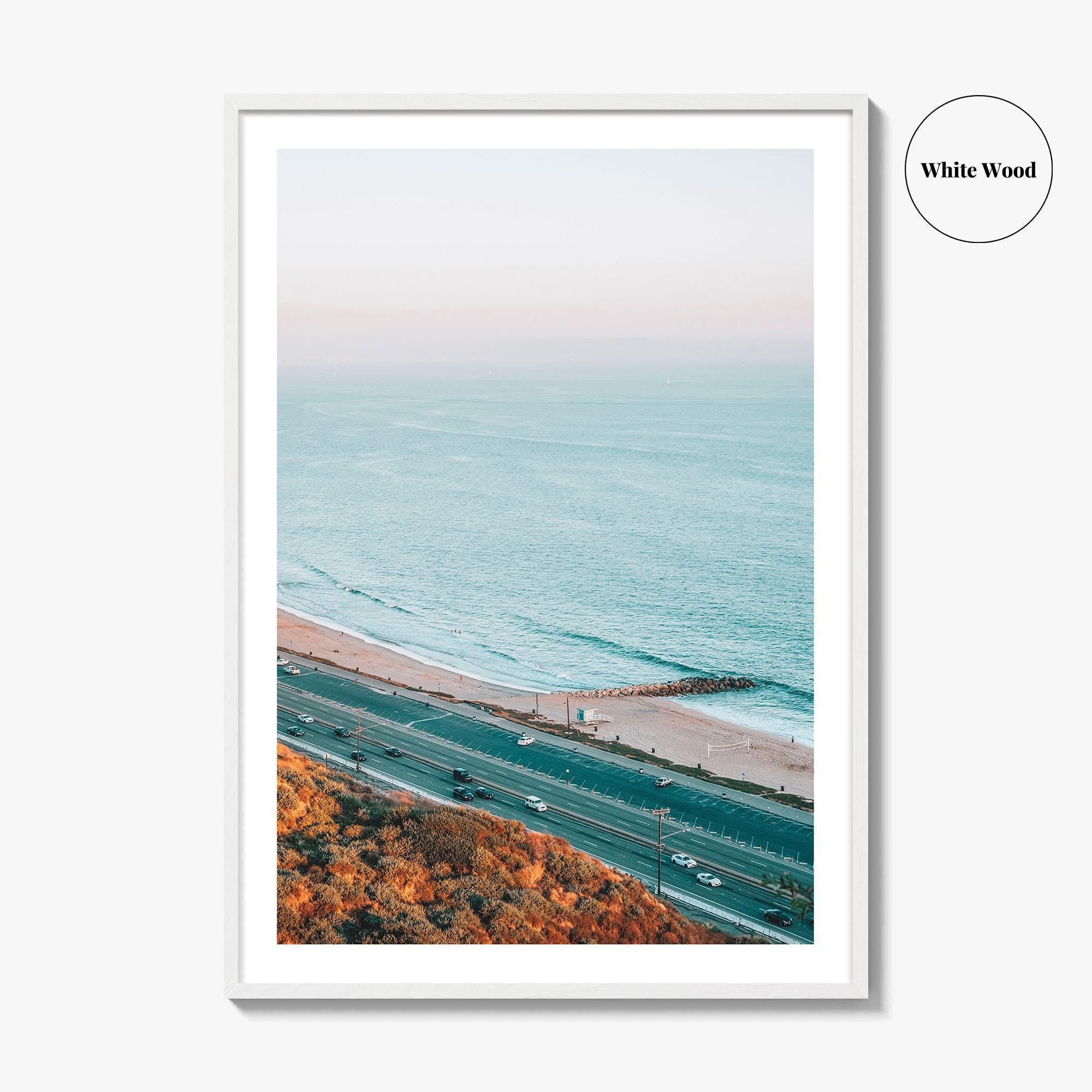 Pacific Palisades Fine Art Photo Print, Pacific Coast Highway, Los Angeles, California Poster