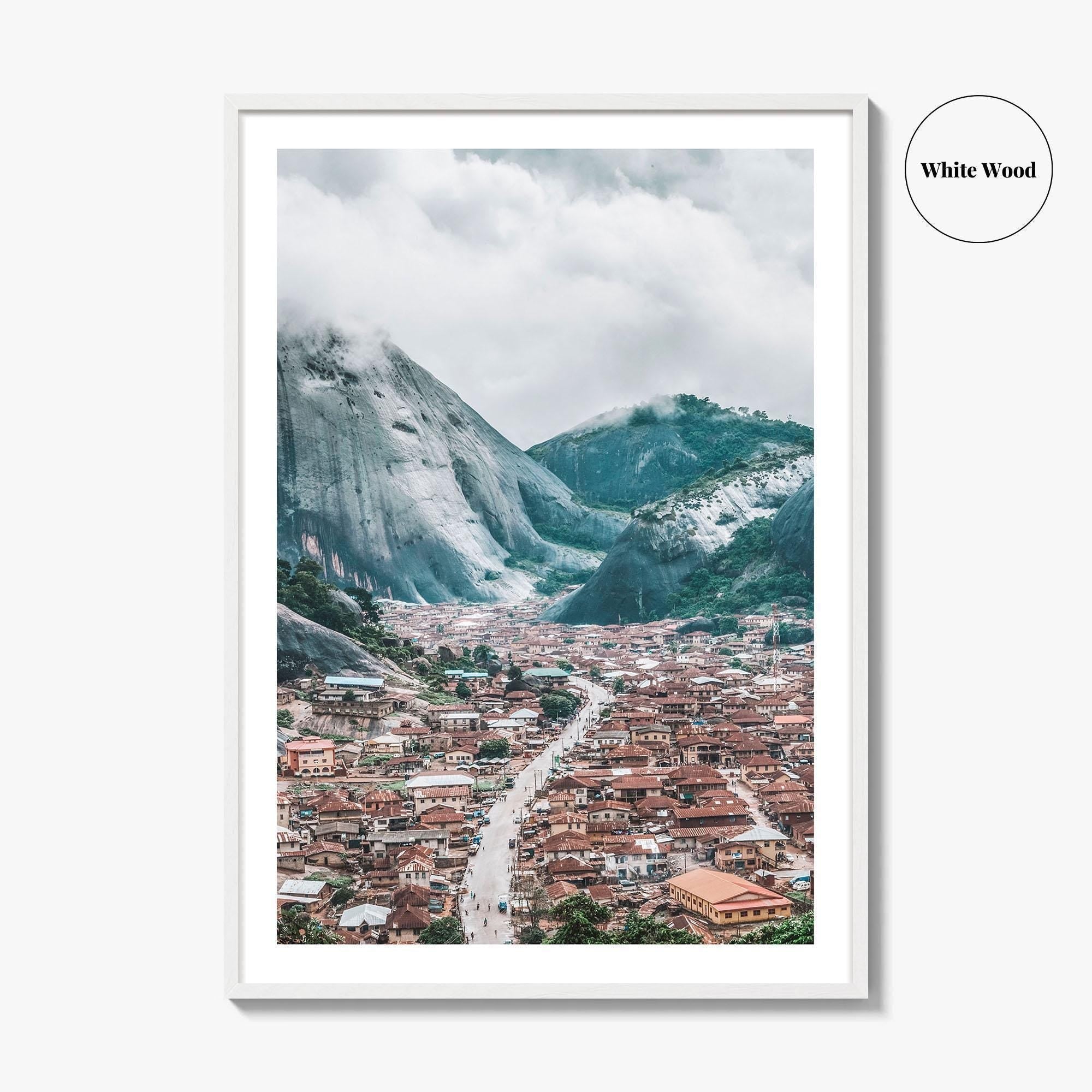 Idanre Hill Fine Art Photo Print, Ondo State Nigeria, Landscape Wall Decor Poster