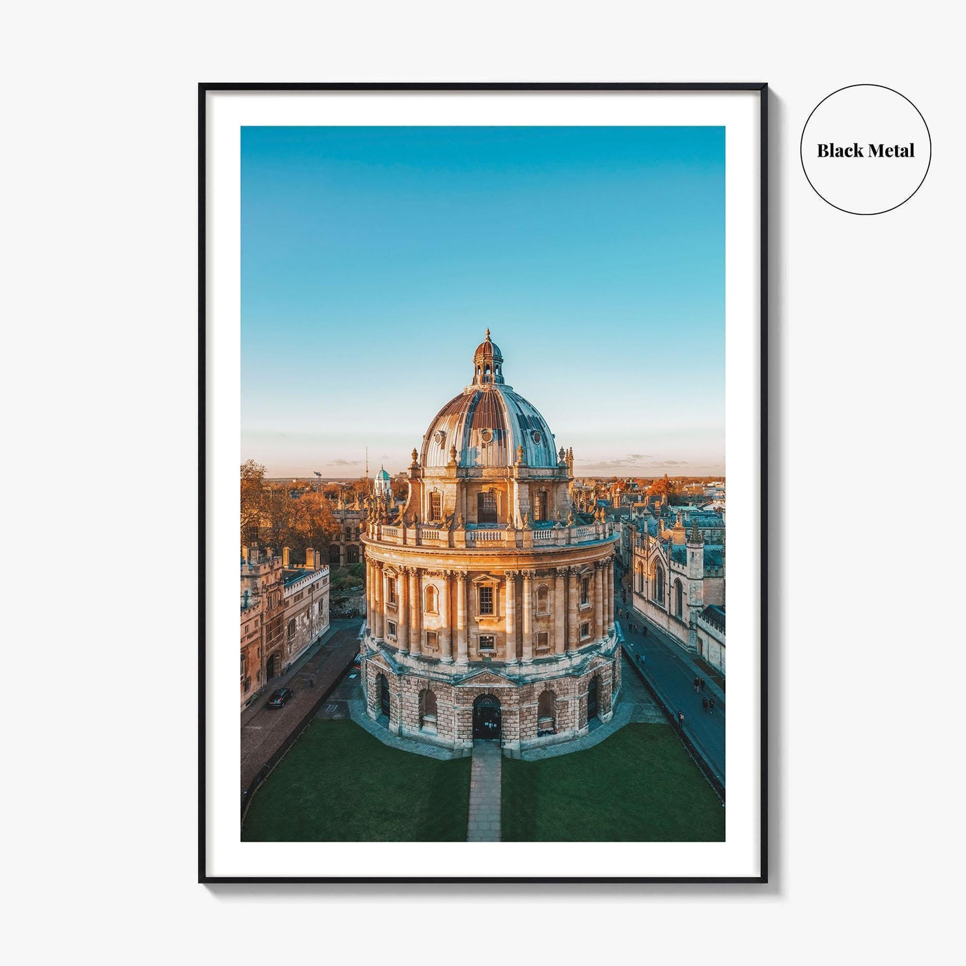 Oxford England Skyline Fine Art Photo Print, Aerial View, Oxfordshire UK Wall Decor Poster