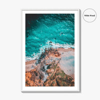 Point Dume Fine Art Photo Print, Malibu California Aerial Wall Poster USA