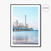 Galveston Fine Art Photo Print, Texas, USA, Pleasure Pier Wall Poster
