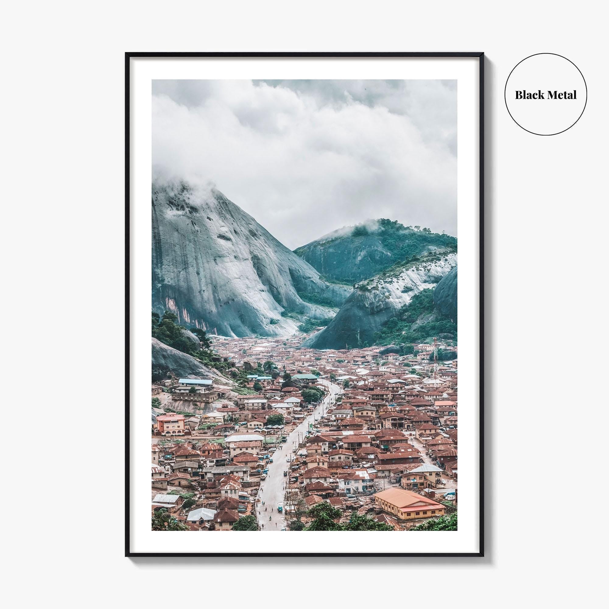 Idanre Hill Fine Art Photo Print, Ondo State Nigeria, Landscape Wall Decor Poster