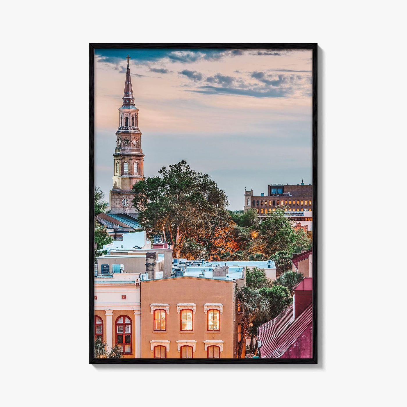 Charleston South Carolina Skyline Fine Art Photo Print, Wall Poster, USA