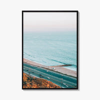 Pacific Palisades Fine Art Photo Print, Pacific Coast Highway, Los Angeles, California Poster