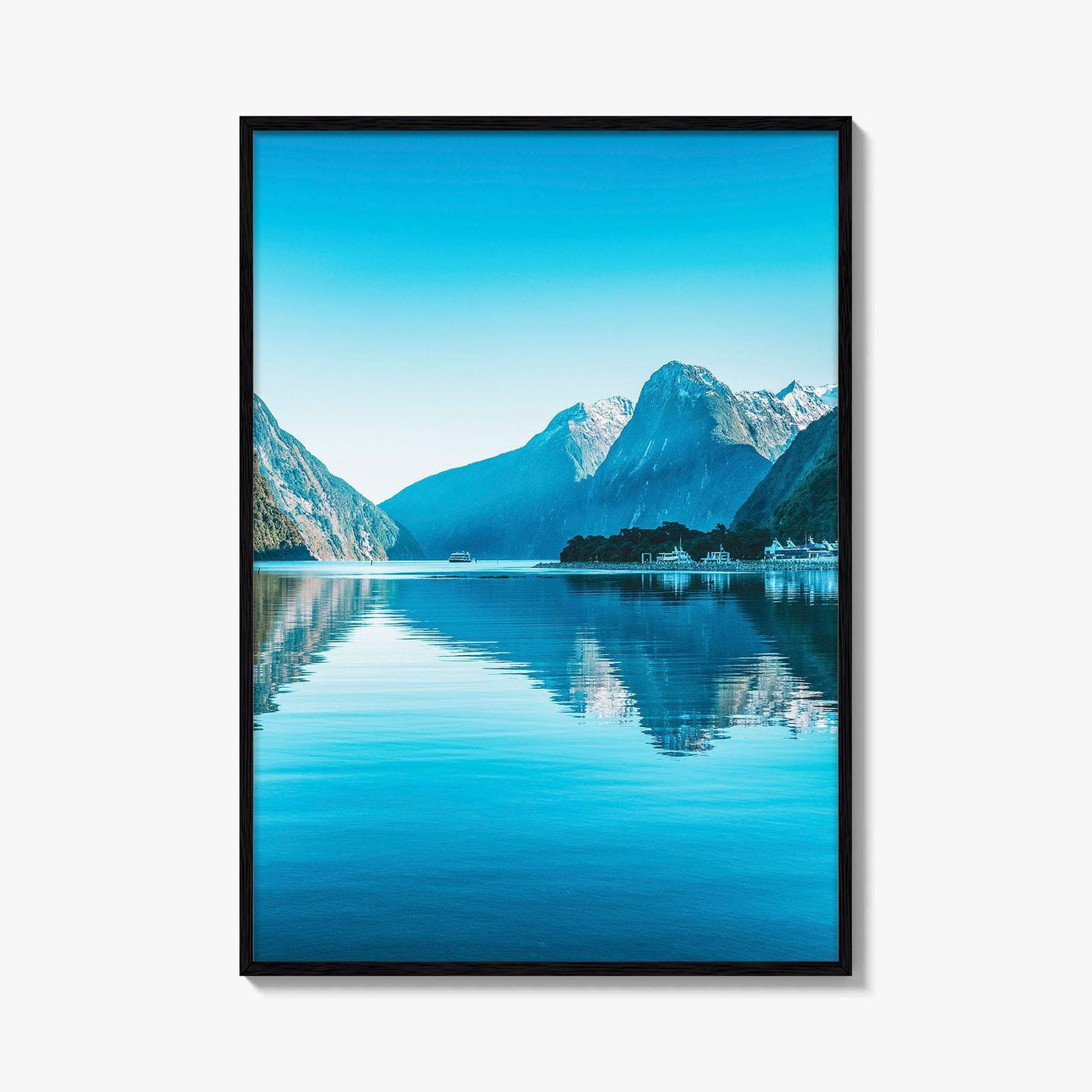 Milford Sound Fine Art Photo Print, Fiordland National Park New Zealand, Mitre Peak