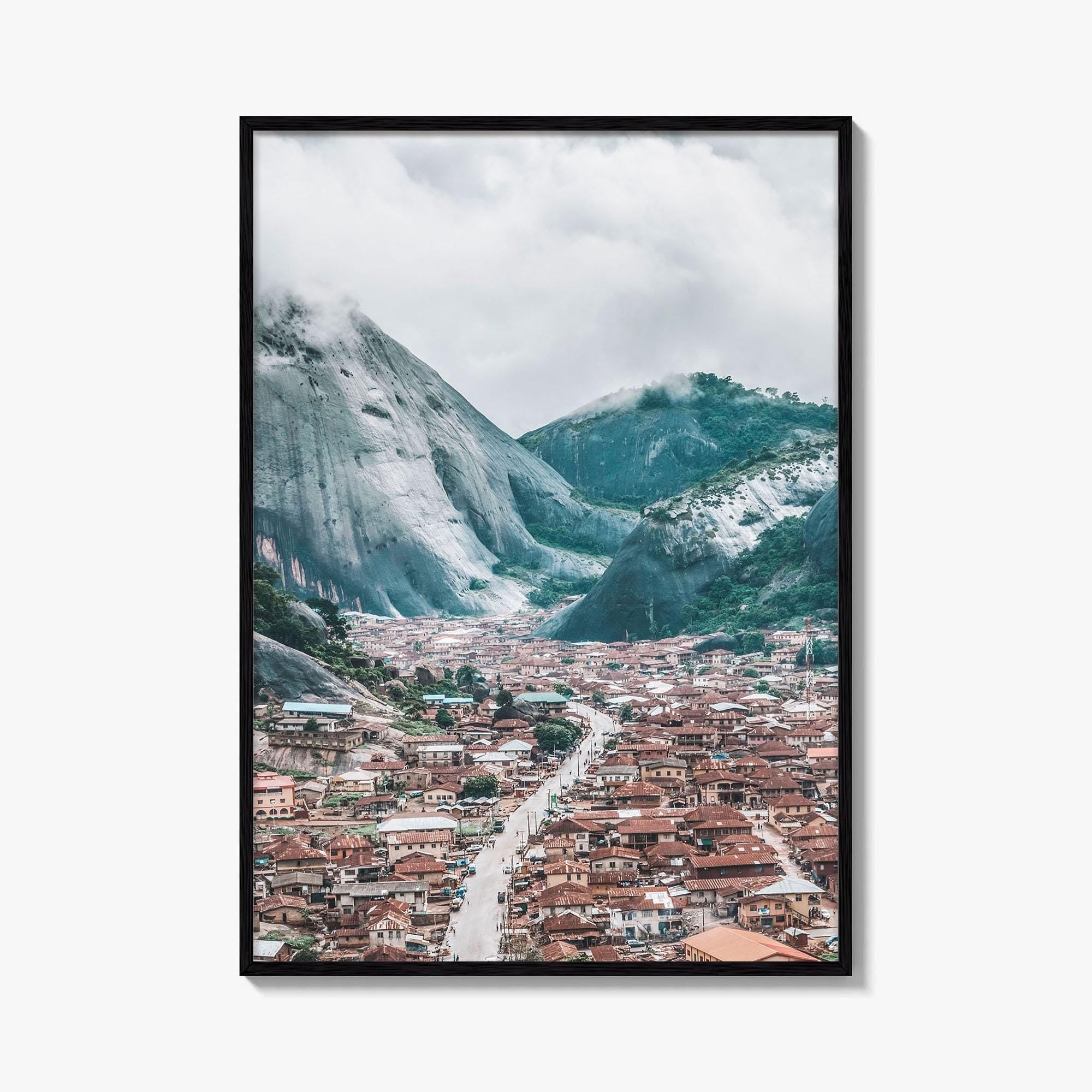 Idanre Hill Fine Art Photo Print, Ondo State Nigeria, Landscape Wall Decor Poster