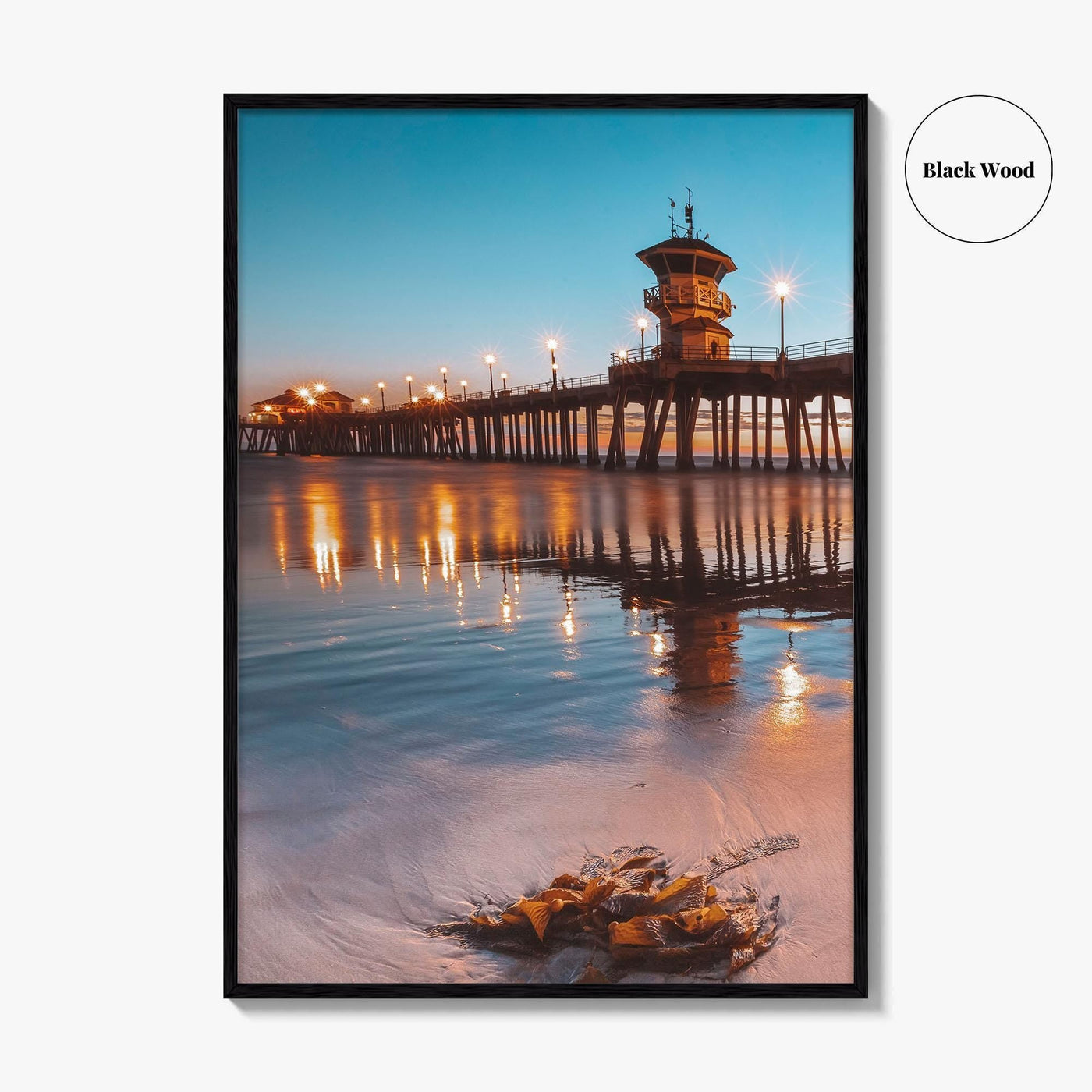 Huntington Beach Pier Fine Art Photo Print, Orange County, California USA Wall Poster