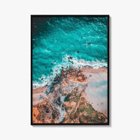 Point Dume Fine Art Photo Print, Malibu California Aerial Wall Poster USA