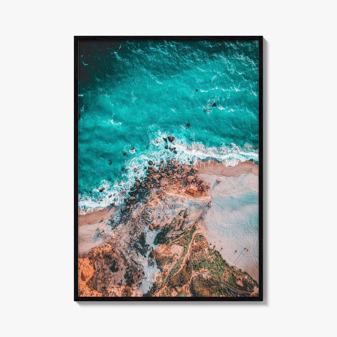 Point Dume Fine Art Photo Print, Malibu California Aerial Wall Poster USA