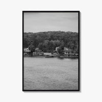 Lake of the Ozarks Black and White Fine Art Photo Print, Missouri Poster
