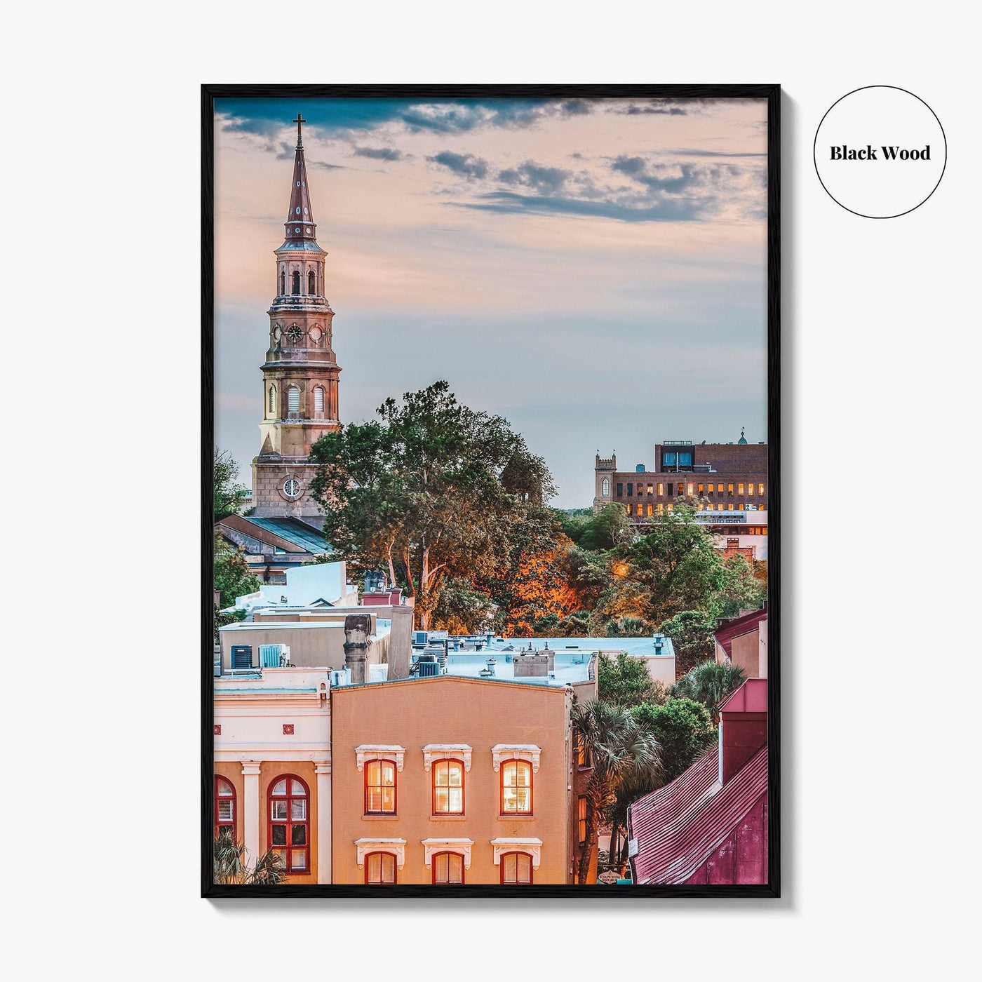 Charleston South Carolina Skyline Fine Art Photo Print, Wall Poster, USA