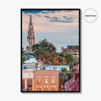 Charleston South Carolina Skyline Fine Art Photo Print, Wall Poster, USA