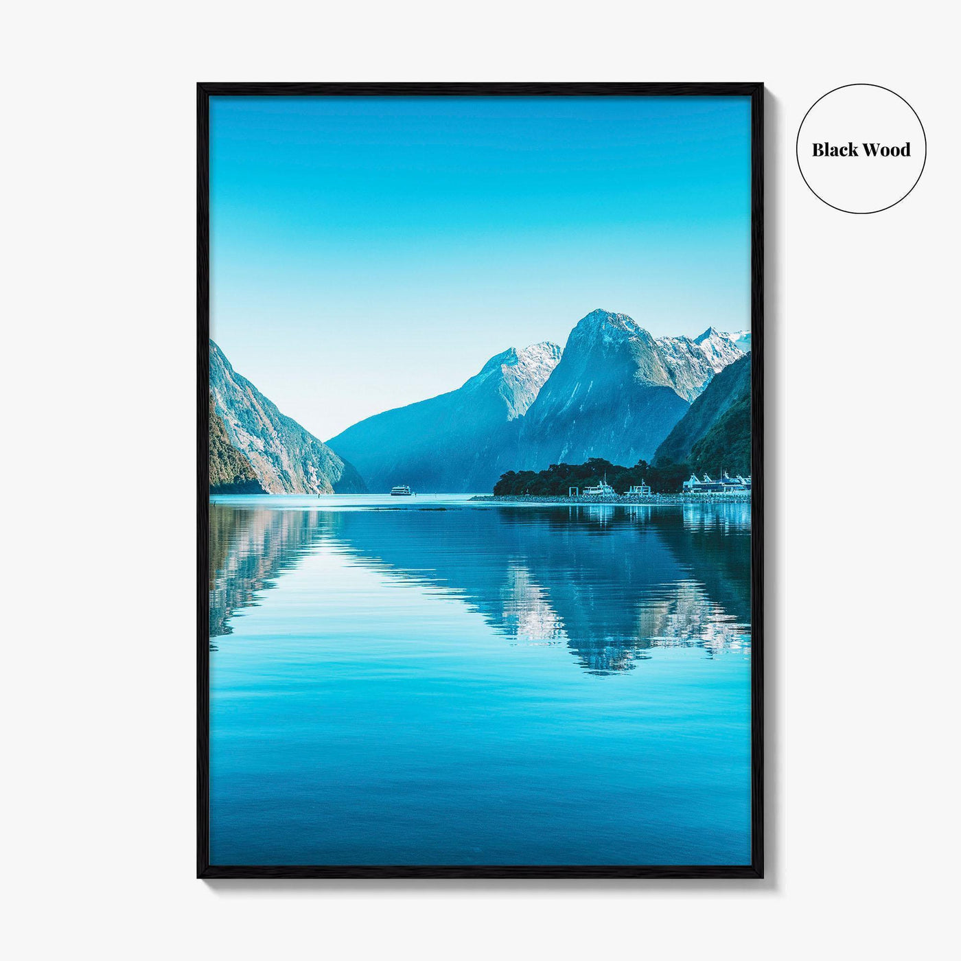 Milford Sound Fine Art Photo Print, Fiordland National Park New Zealand, Mitre Peak