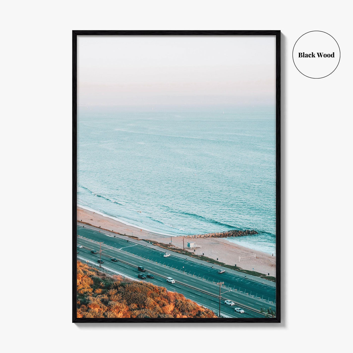 Pacific Palisades Fine Art Photo Print, Pacific Coast Highway, Los Angeles, California Poster