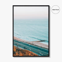 Pacific Palisades Fine Art Photo Print, Pacific Coast Highway, Los Angeles, California Poster