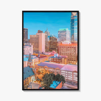 Oklahoma City Skyline Fine Art Photo Print, Oklahoma USA Wall Decor Poster, OKC