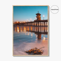 Huntington Beach Pier Fine Art Photo Print, Orange County, California USA Wall Poster