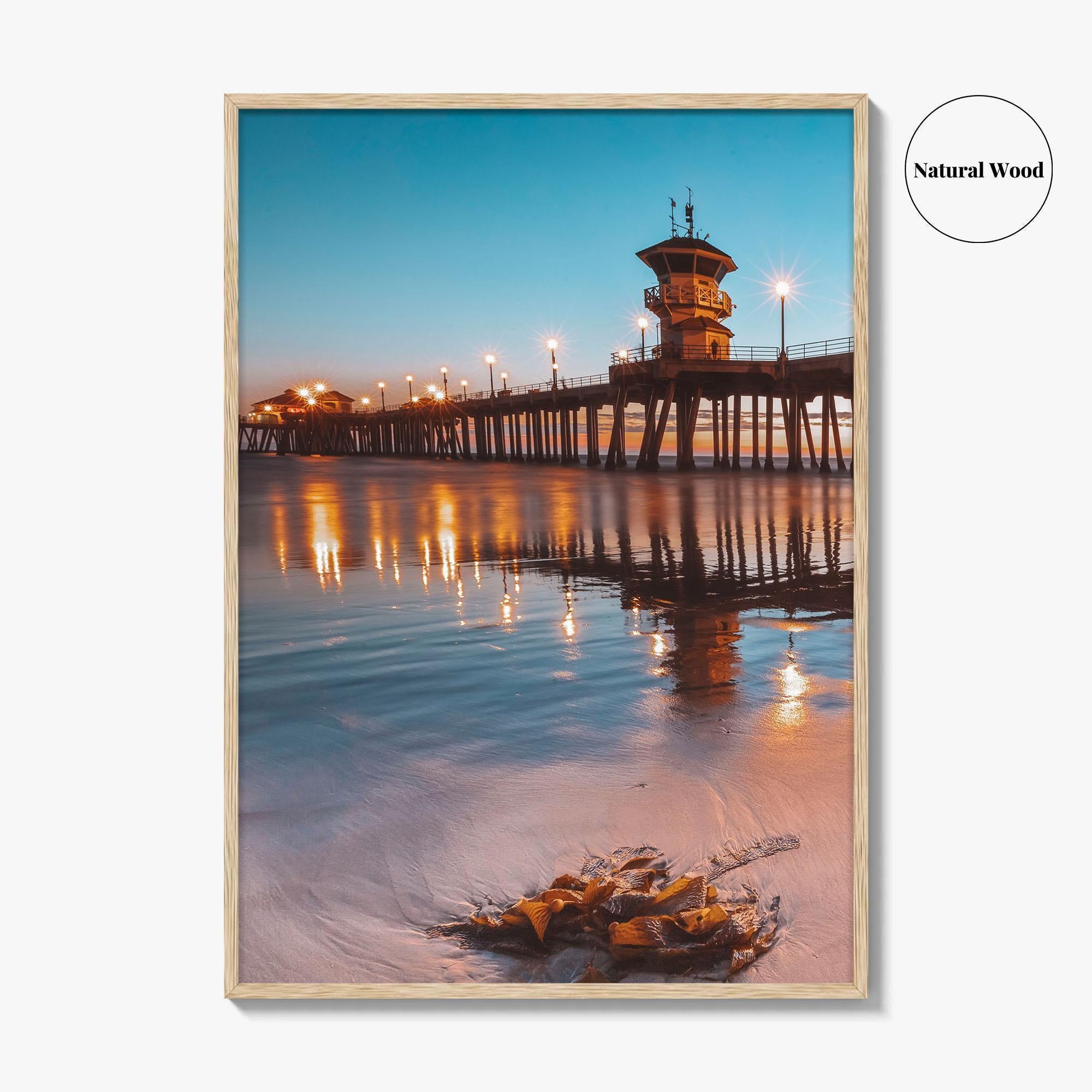 Huntington Beach Pier Fine Art Photo Print, Orange County, California USA Wall Poster