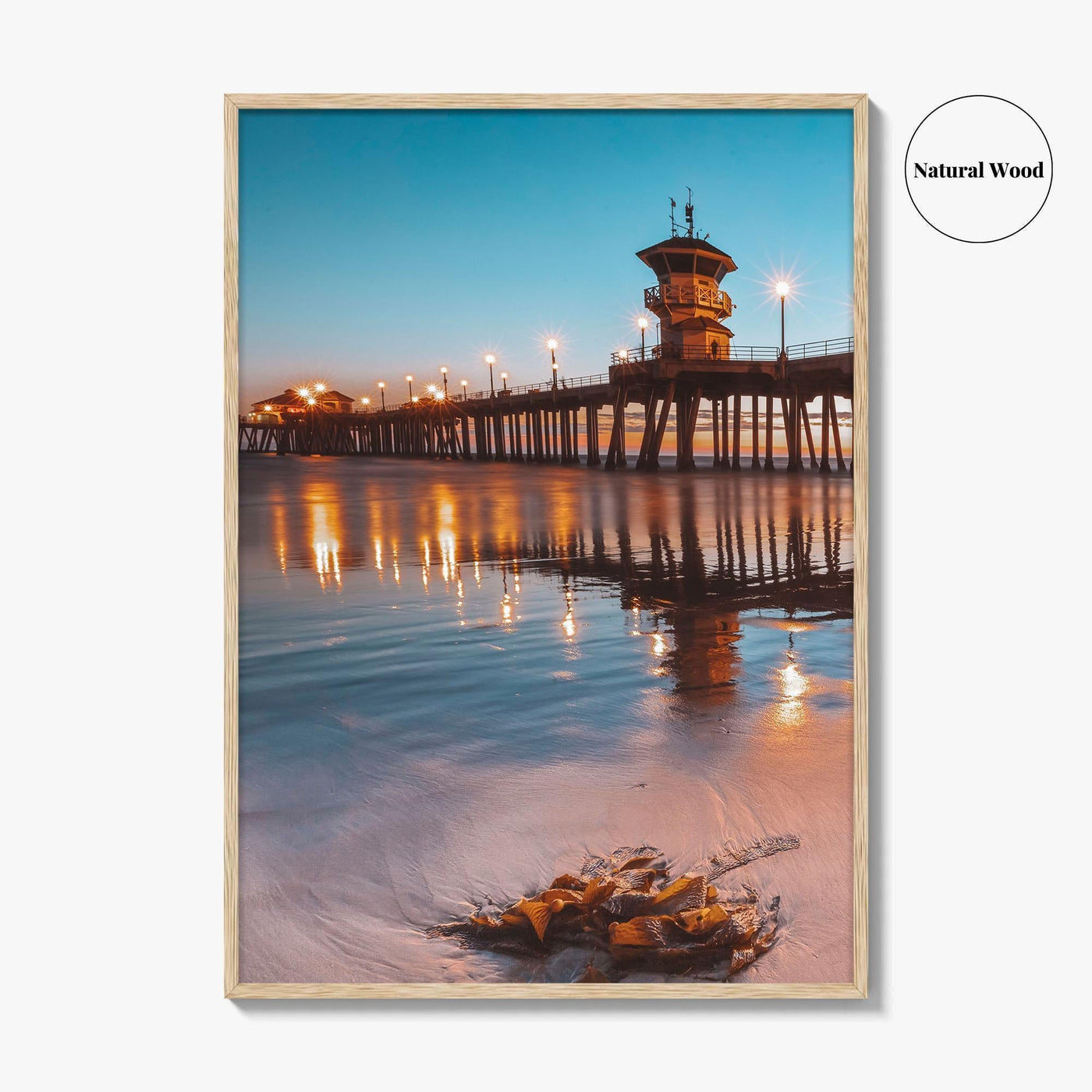 Huntington Beach Pier Fine Art Photo Print, Orange County, California USA Wall Poster