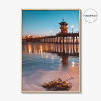 Huntington Beach Pier Fine Art Photo Print, Orange County, California USA Wall Poster