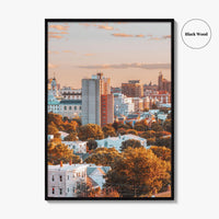 Portland Maine Skyline Fine Art Photo Print, Old Port, Casco Bay, USA, Poster