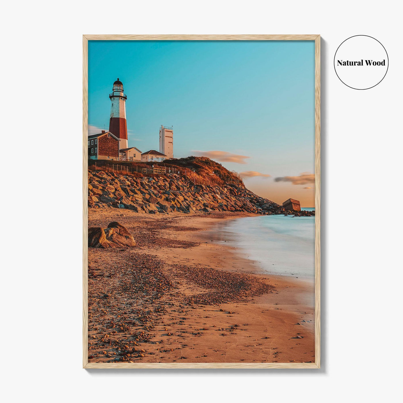 Montauk Fine Art Photo Print, Lighthouse Beach, Long Island New York Wall Decor Poster