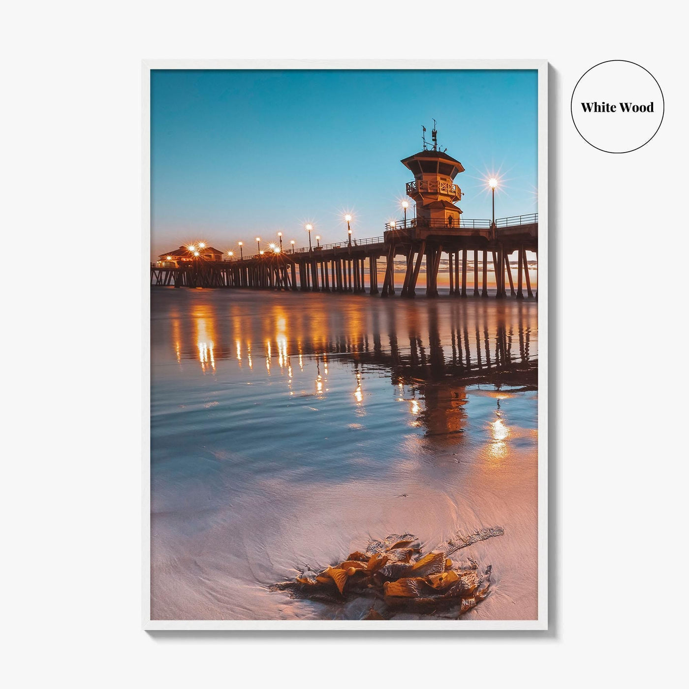 Huntington Beach Pier Fine Art Photo Print, Orange County, California USA Wall Poster