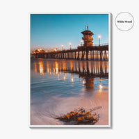 Huntington Beach Pier Fine Art Photo Print, Orange County, California USA Wall Poster