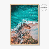 Point Dume Fine Art Photo Print, Malibu California Aerial Wall Poster USA
