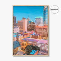 Oklahoma City Skyline Fine Art Photo Print, Oklahoma USA Wall Decor Poster, OKC