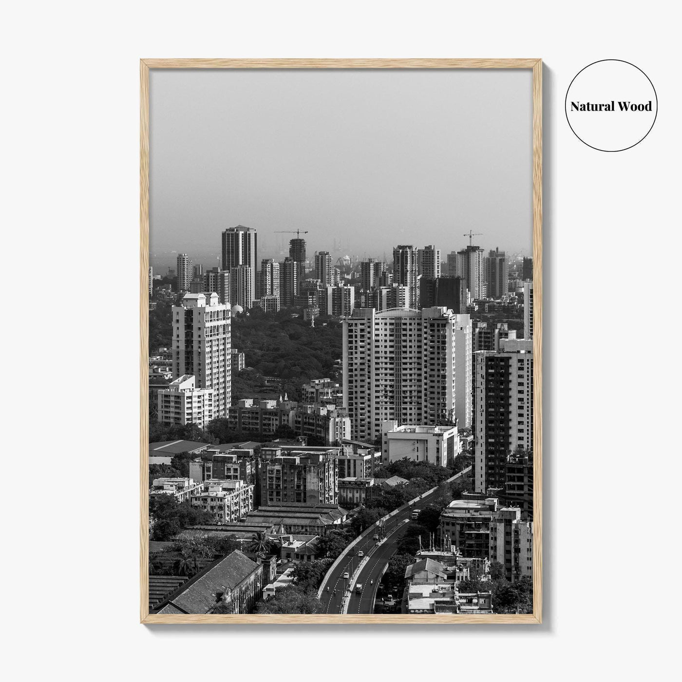 Mumbai Black and White Fine Art Photo Print, Bombay, Maharashtra India, Wall Decor Poster