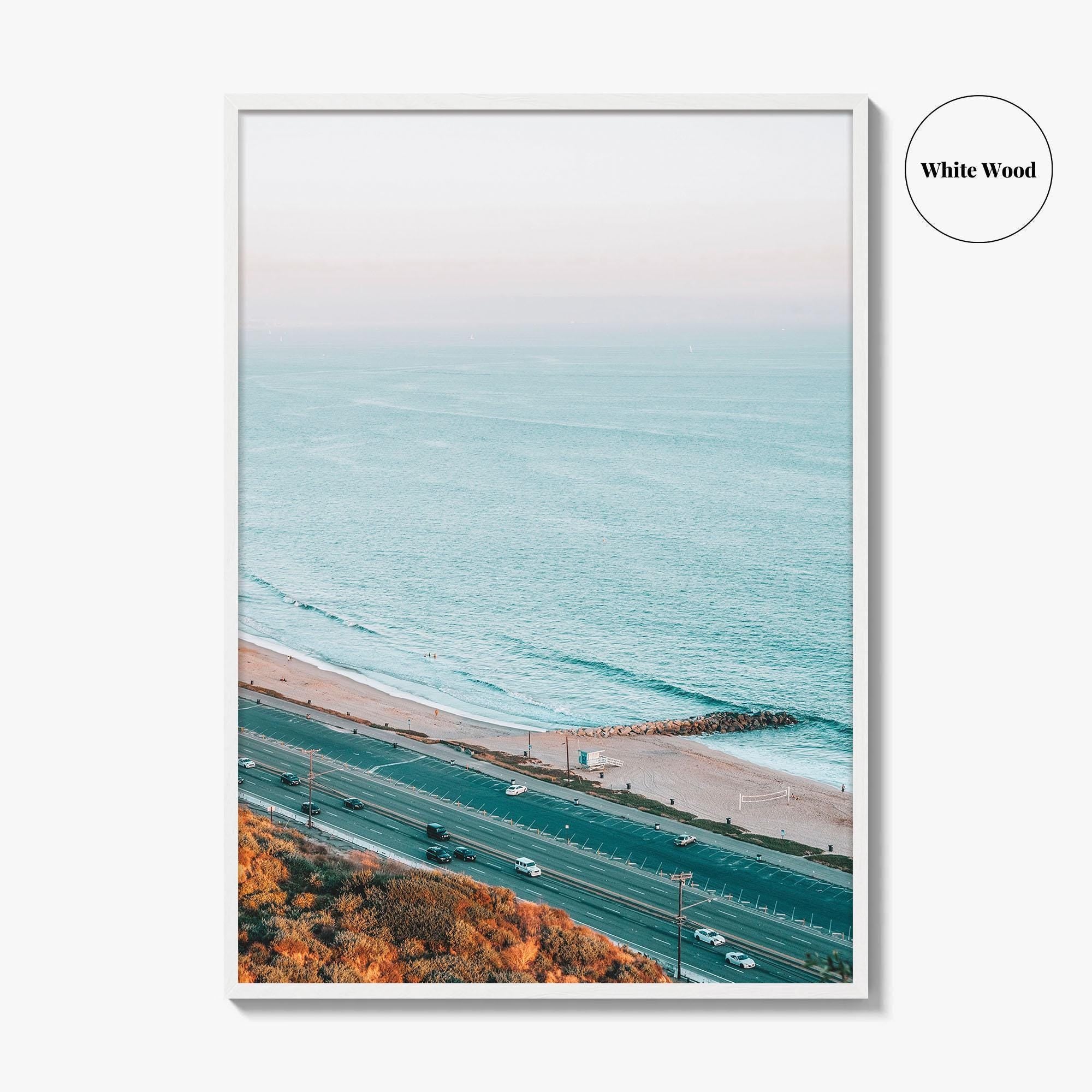 Pacific Palisades Fine Art Photo Print, Pacific Coast Highway, Los Angeles, California Poster