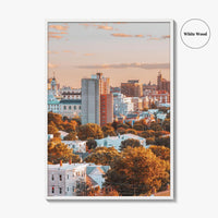 Portland Maine Skyline Fine Art Photo Print, Old Port, Casco Bay, USA, Poster