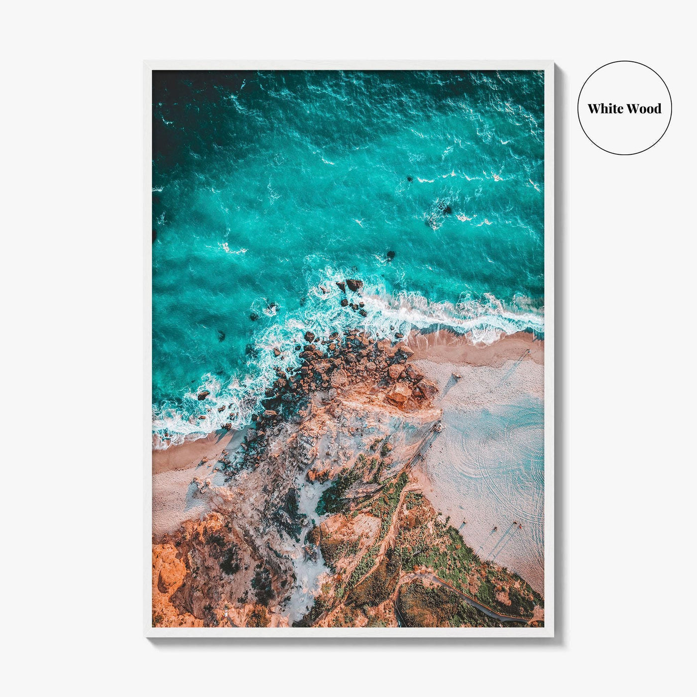 Point Dume Fine Art Photo Print, Malibu California Aerial Wall Poster USA