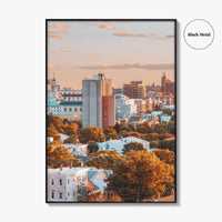 Portland Maine Skyline Fine Art Photo Print, Old Port, Casco Bay, USA, Poster