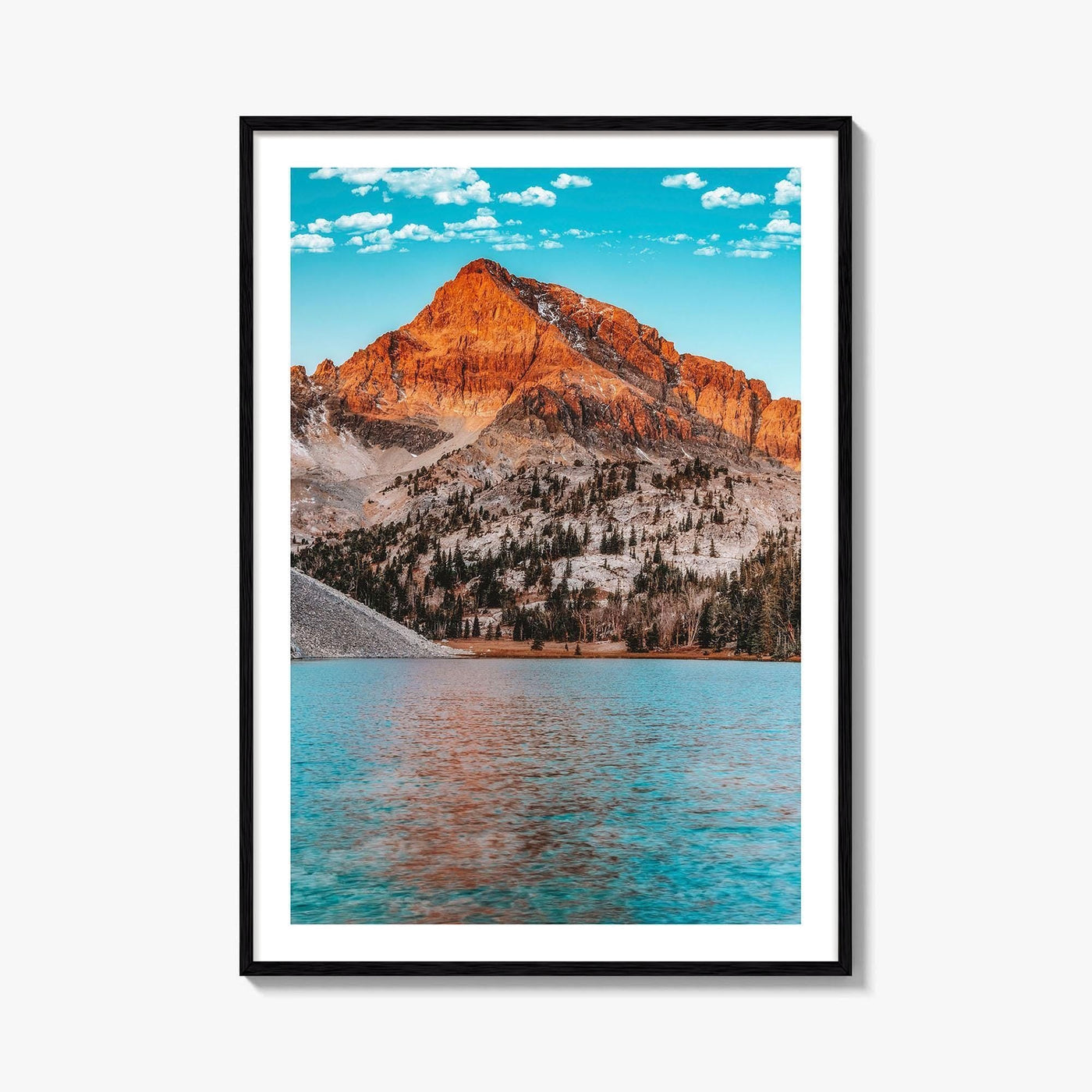 Mount Idaho Fine Art Photo Print, Mountain Lake, USA Wall Decor Poster
